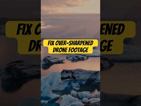 5 tips for oversharpened DRONE fooage #dronevideo #sharpness #davinciresolvetutorial