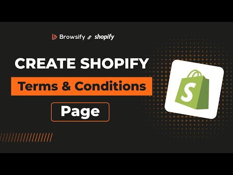 How to Create a Shopify Terms & Conditions Page | Easy Step-by-Step Guide with AI Support | 2025