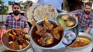 खटिक से सामने बकरा काटा बनाते राजपूती मारवाड़ी मीट बाटी। NON-VEG FOOD TOUR | BEST MUTTON IN JAIPUR
