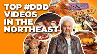 Top 10 #DDD Videos in the Northeast with Guy Fieri | Diners, Drive-Ins and Dives | Food Network