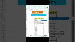 INT Function In Excel #shorts #excel