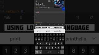 Print Like a Pro: C Looping for Names😎⚡🔥 #cprogramming#coding#shortsfeed