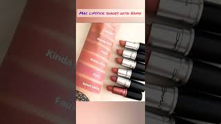 Mac lipstick shades #ytshorts #makeuptipsforbeginners