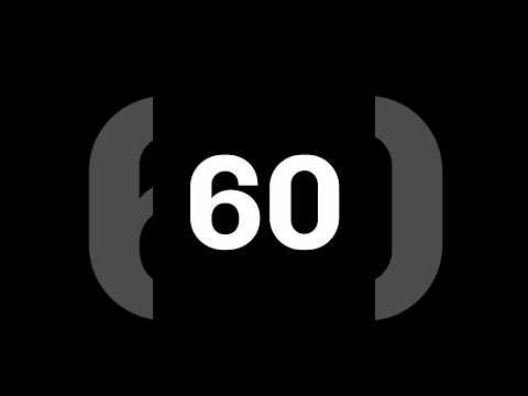 60-Second (1 minute) Countdown With Visual Progress and alarm