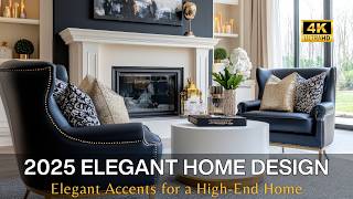 2025 Elegant Home Design: Luxury Color Trends, Stunning Lighting & Statement Decor Pieces