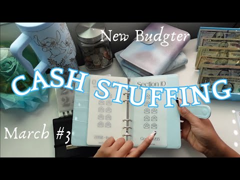 March Cash Stuffing week 3| $970 #howtosavemoney #howtobudgetmoney
