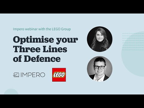 Webinar: Optimize your Three Lines of Defense with LEGO Group