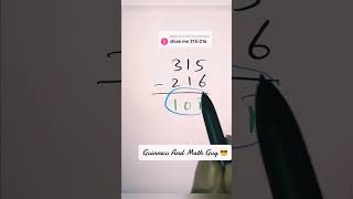 Maths trick| subtraction #maths #letsbecomeagenius #mathshortcut #subtractionoffraction #mathtrick