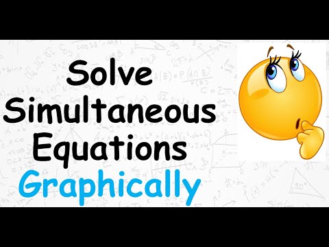 Solve Simultaneous Equations Graphically