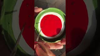 #watermelon #summers #painting #bottleart #diy #artrecreation