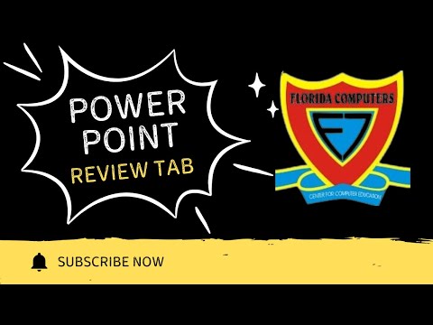 power point review tab