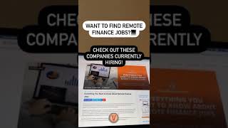 Remote Finance Job Openings - Companies Currently Hiring! | Virtual Vocations