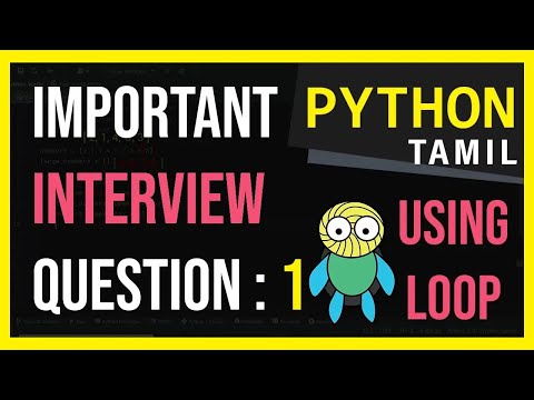 Interview Question : Find the Top 5 Largest Numbers in a list in Python | Python | Tamil