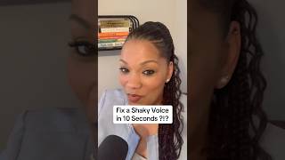 Fix a shaky voice in 10 seconds #careercoach