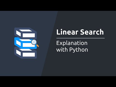 Linear Search Algorithm by Python in 100 seconds