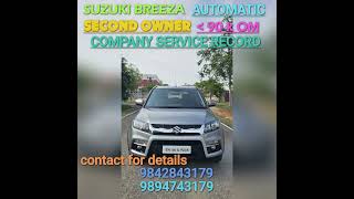 MARUTI SUZUKI BREEZA AUTOMATIC 2019 MODEL DIESEL CAR FOR SALE.