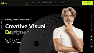 How To Make A Portfolio Website Using HTML CSS JS | Responsive Portfolio Website - PART 01