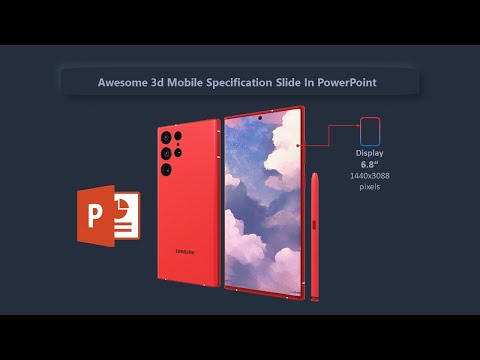 PowerPoint Tutorial: 3D ✨ Mobile Specifications Animation and Basics of Morph Transition