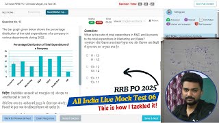 Testbook RRB PO Live Mock Test 06 | Unlocking Hidden Scoring Potential | Share Your Score #banking