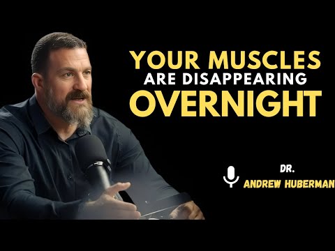Do THIS Before Bed or Your Muscles Will Keep Disappearing | Andrew Huberman #motivation