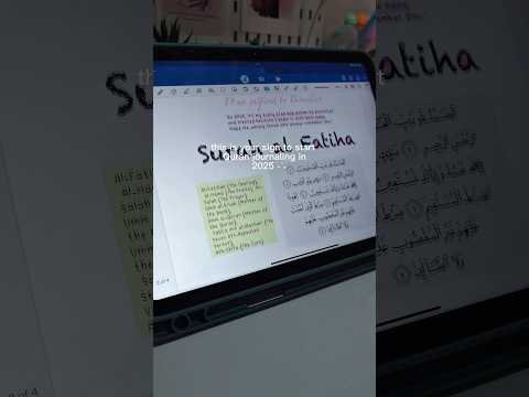 Quran Journaling with me #quran #hifz #quranjournal