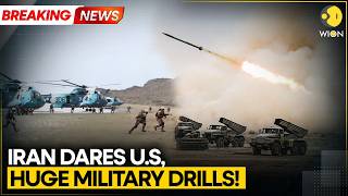 BREAKING: Iran Holds Massive Naval Drills Near U.S. Warship | Iranian Navy In Action | WION