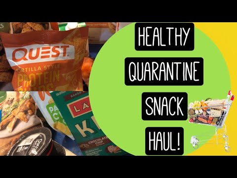 Healthy Quarantine Grocery Haul! | Snack + Meals Ideas!