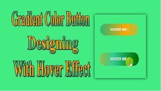 How To Create Gradient Color Button In HTML | CSS  (Button Design)