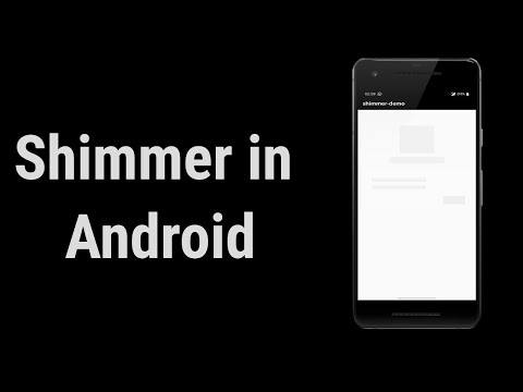 Implementing the Shimmer library in Android