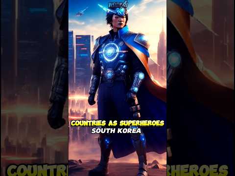 Countries as Superheroes(Part-4)😱💥Ai generated🔥#ai #leonardoai #shorts #superhero #geography