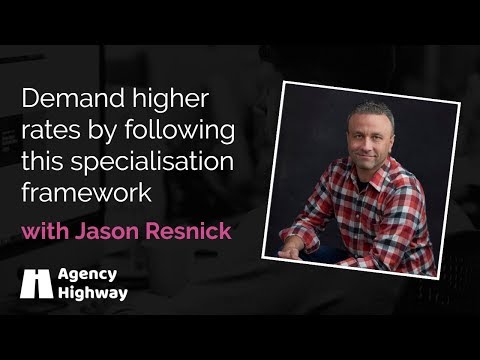Demand higher rates by following this specialisation framework