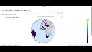 Plotly Dash World Map demo