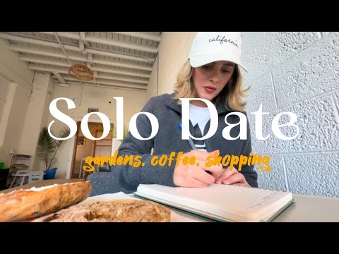 Solo Date | embracing alone time, park and cafe solo date vlog