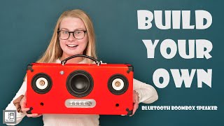 Mini Boombox - DIY Speaker Build - Build Your Own Bluetooth Speakers