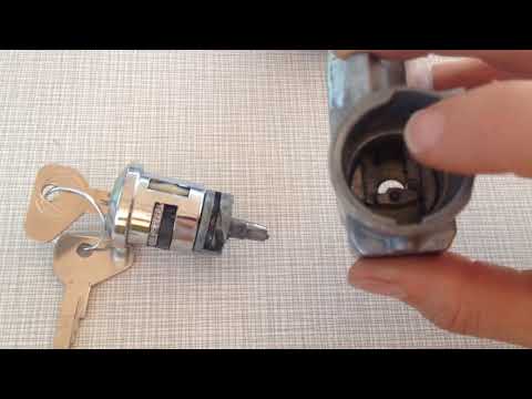 Inside ignition housing for VW Bus 1971