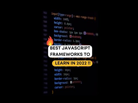 🔥Best JavaScript Frameworks To Learn In 2022 !! #youtubeshortsindia #shorts #javascript