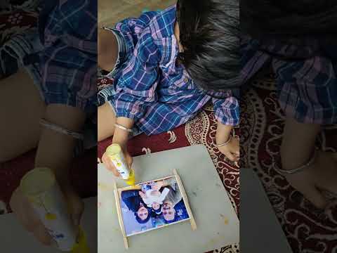 CRAFT IDEA FOR KID #ytshorts #craftideasdiy #activityforchildren #toddleractivities #adorablekashvi