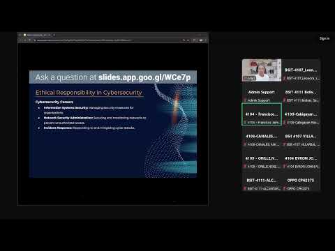 OJT Virtual - Week 5 Lecture Session | Cybersecurity