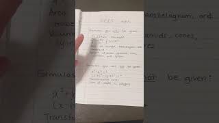 HiSET Math Formulas! #hiset #hisetmath