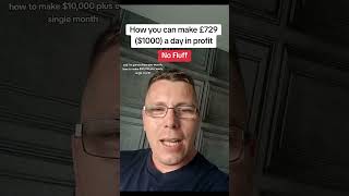 How to make £729($1000) a day #makemoneyonline #sidehustle2025 #passiveincome