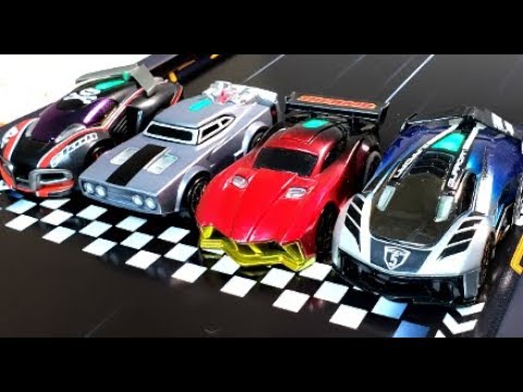 Anki Overdrive Race Time: Skull, Ice Charger, Thermo & Guardian (no commentary)