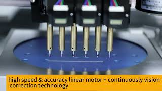 High-Speed LED Chip Arrangement Machine | 14,000 pcs/min with Vision System & Vibrator Feeder