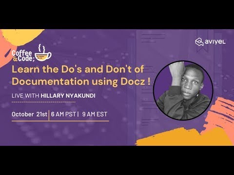 The Do's and Don'ts of Front End Documentation - Part 1 @Aviyel  Coffee & Code