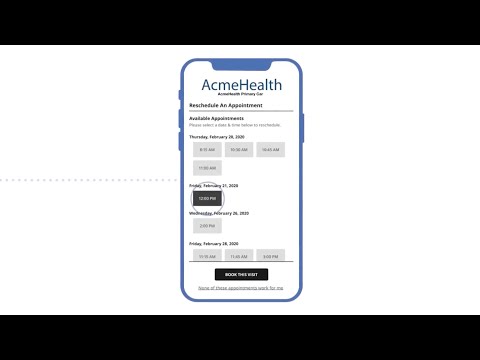 Artera | #Patient Self-Rescheduling