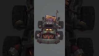 Stylized 3D Goblin Car fanart we are working on #3d #3dart #blender3d