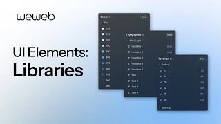 UI elements in WeWeb: Libraries