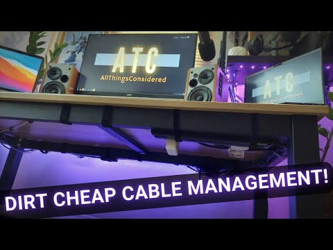 Dirt Cheap Cable Management