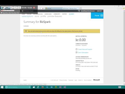 Start et gratis WordPress-site med Azure og BizSpark