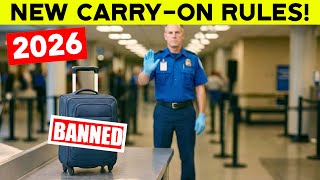 NEW Carry-On RULES for 2026 (Don't Get Caught at TSA!) | Airport NOW