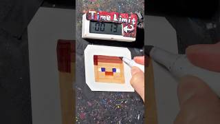 【ASMR】Drawing Steve in 40Sec(Minecraft)